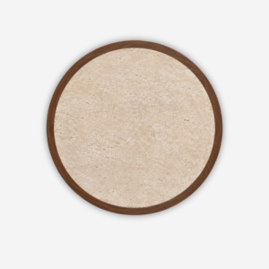 circular travertino